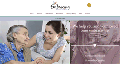 Desktop Screenshot of embracinghospicecare.org